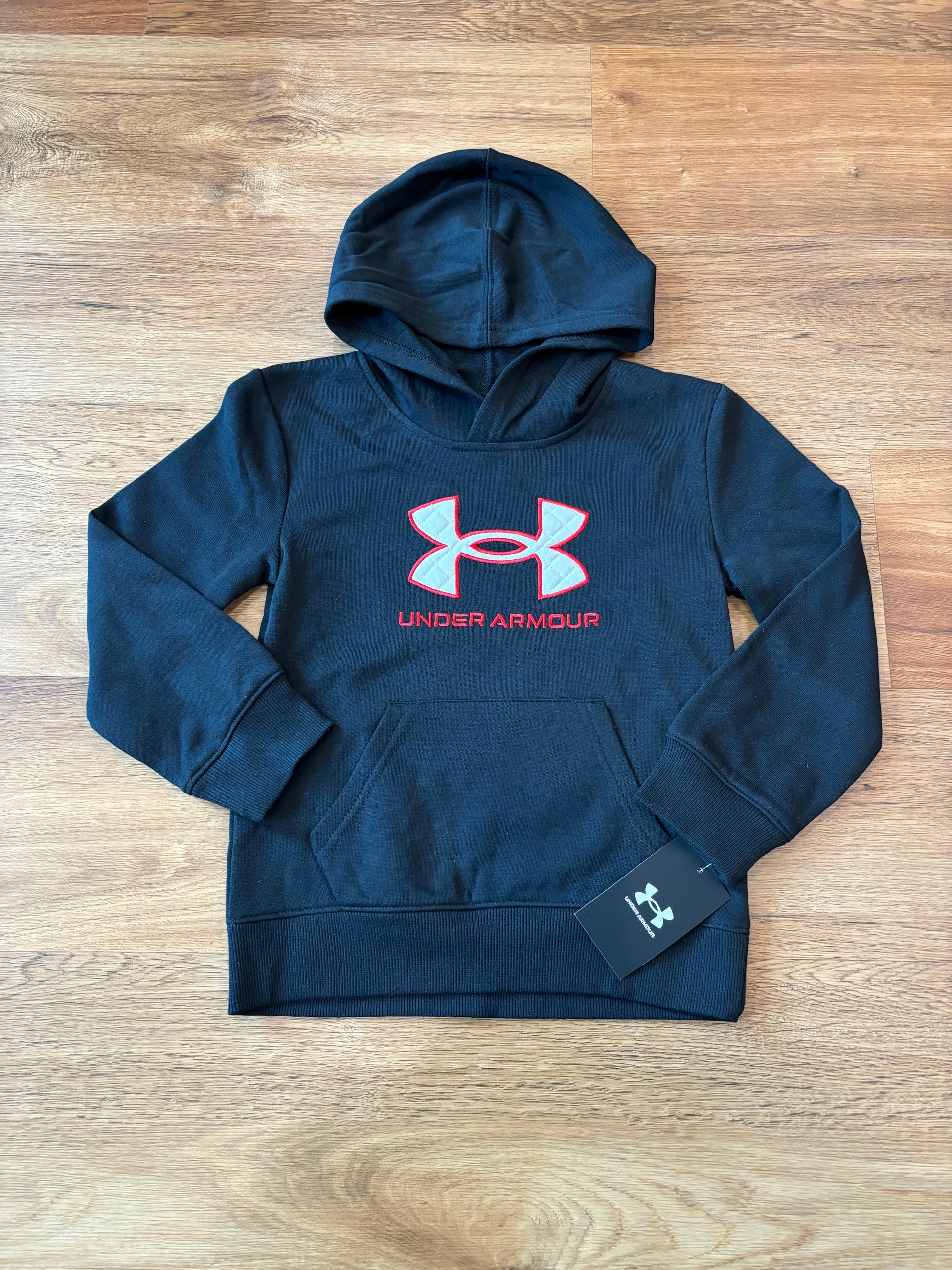 Rival Logo Black Hoodie - The Swanky Shack