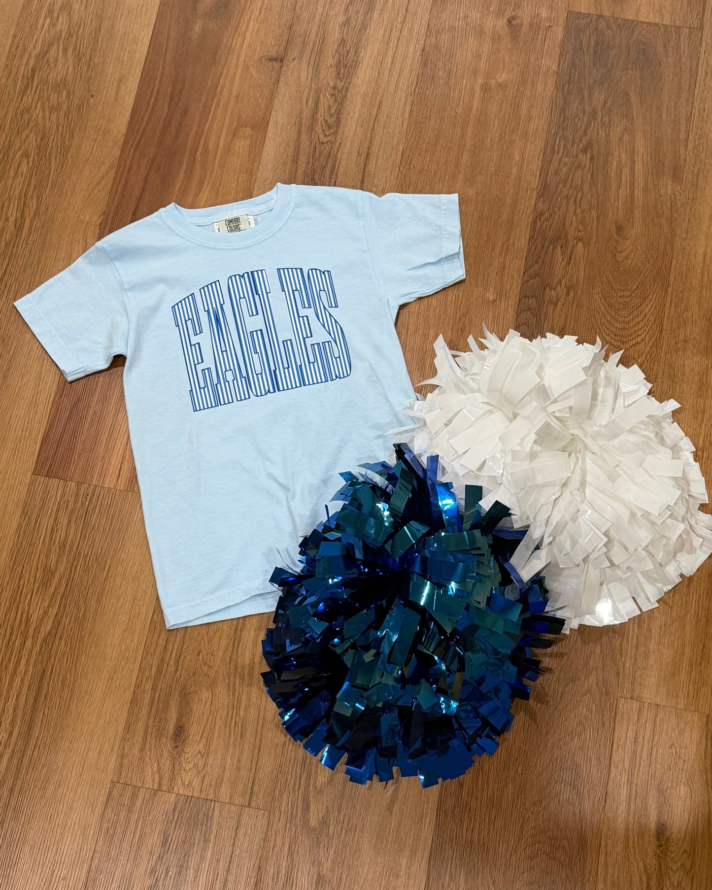 EAGLES Youth Royal Blue Stripes Tee