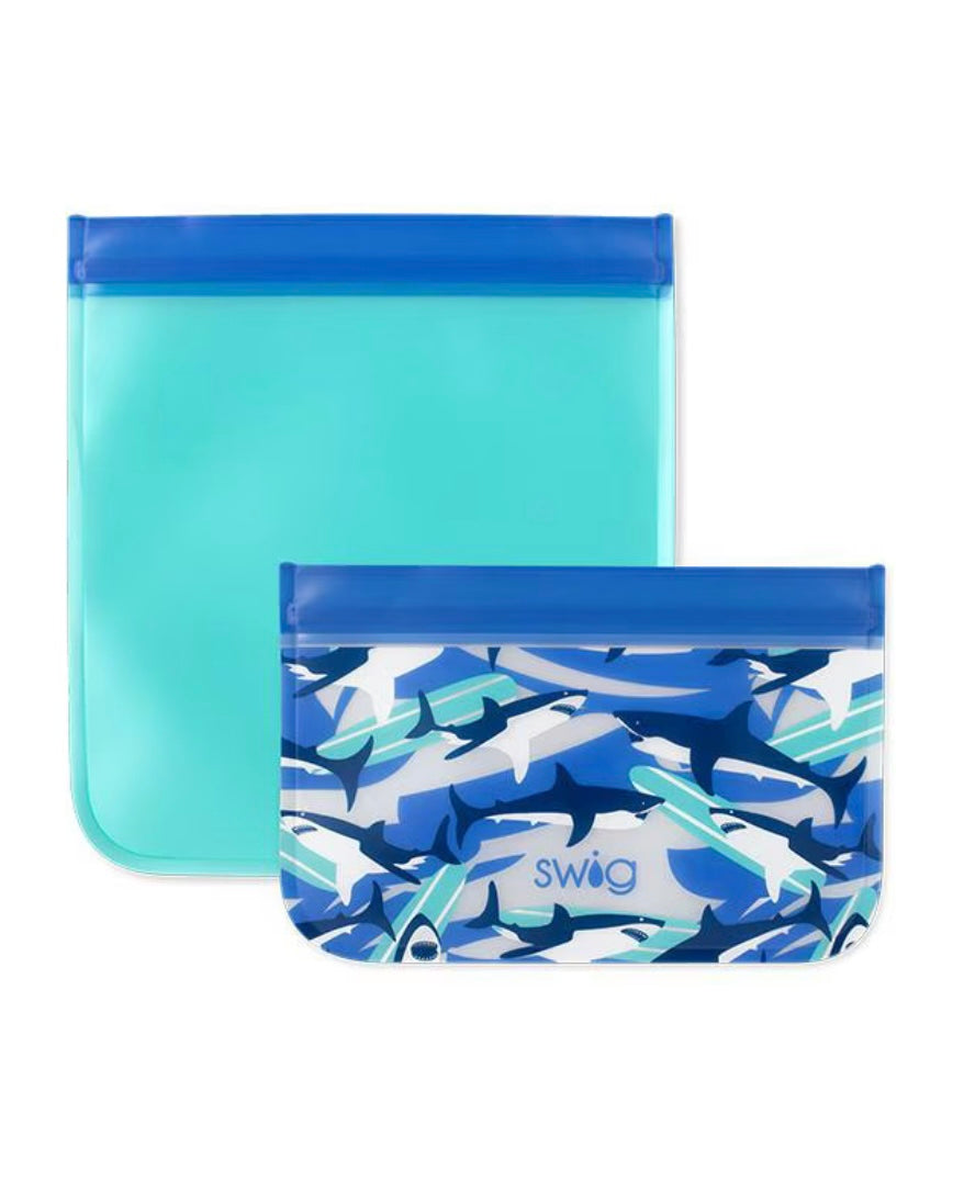 Shark Fin Reusable Baggies - The Swanky Shack