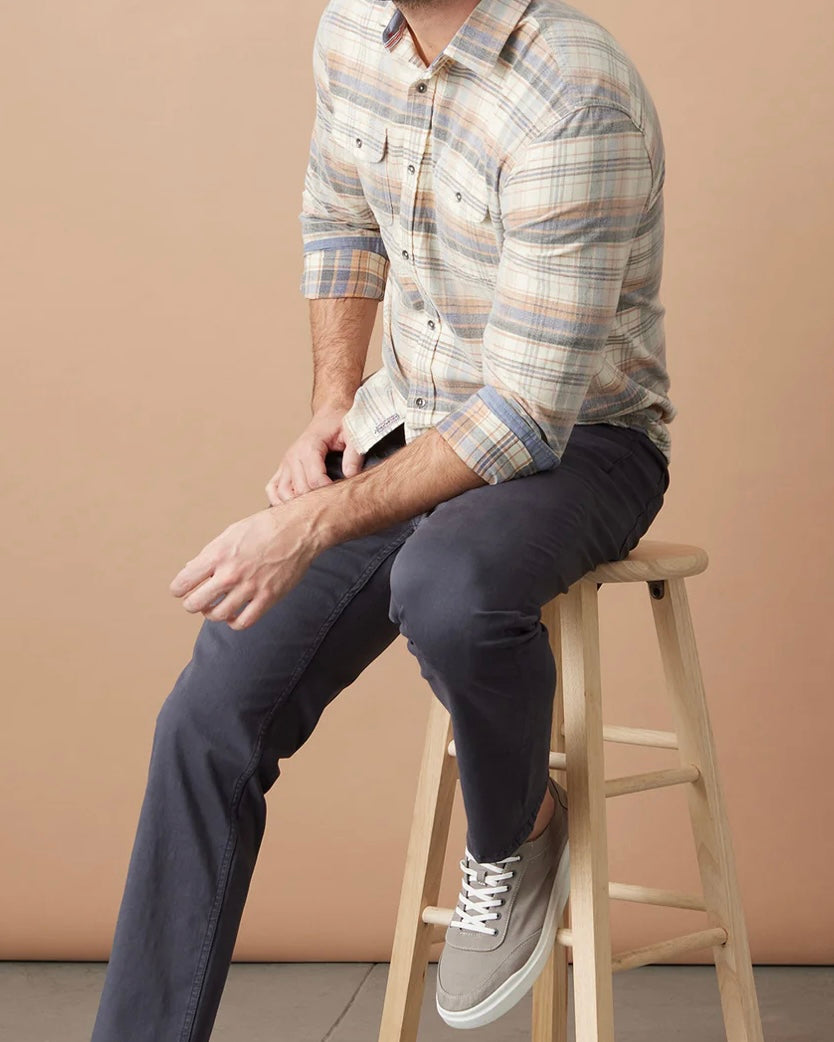 Holden Charcoal Stretch Knit Pant - The Swanky Shack