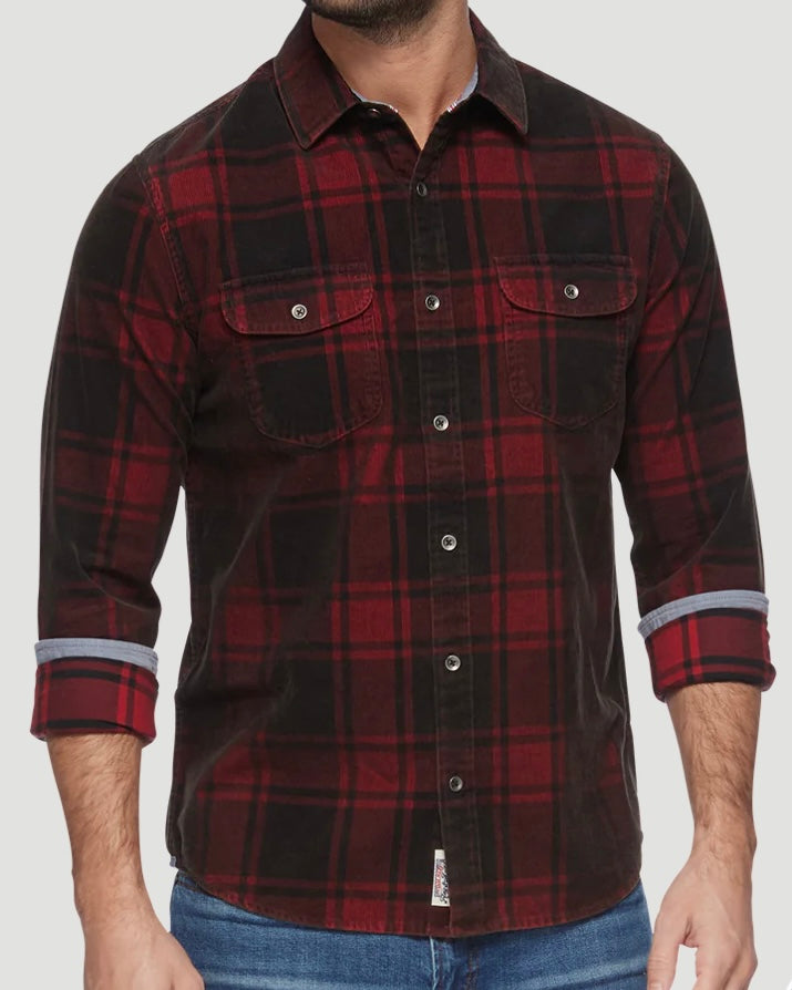 Tuckerman Washed Corduroy Shirt - The Swanky Shack