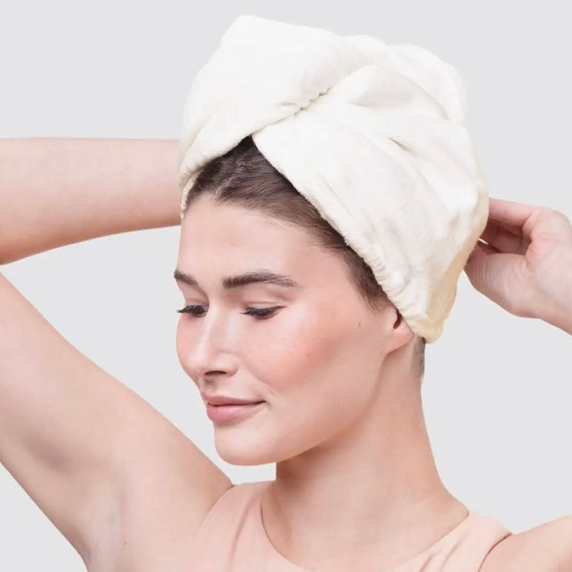Ivory Quick Dry Hair Towel