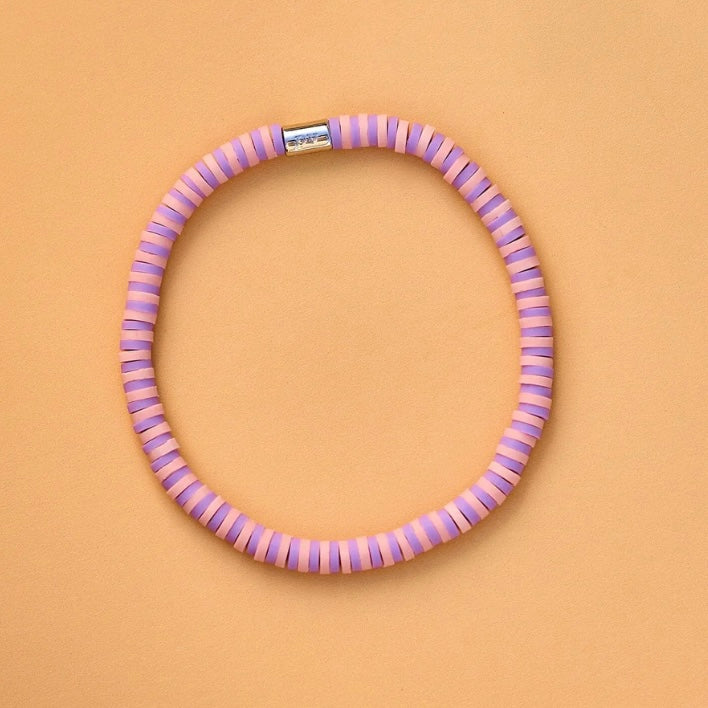 Violet Sunrise Stretch Bracelet - The Swanky Shack