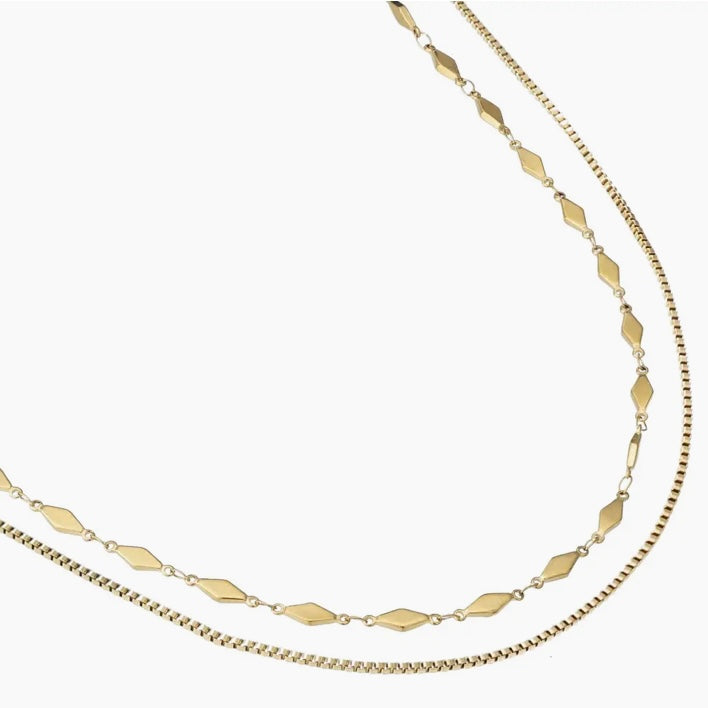 Box Chain Layer Necklace