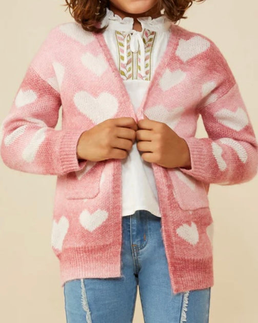 Heart Pocket Cardigan - The Swanky Shack