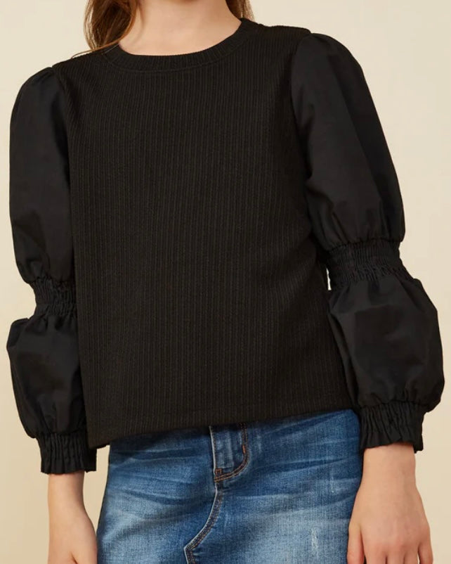 Peasant Knit Top - The Swanky Shack