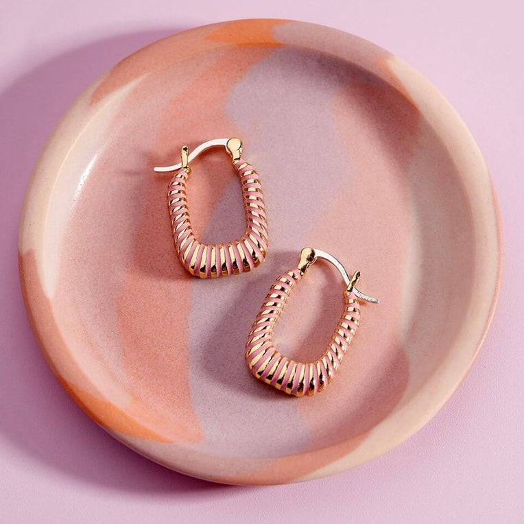 Coastline Hoop Earring