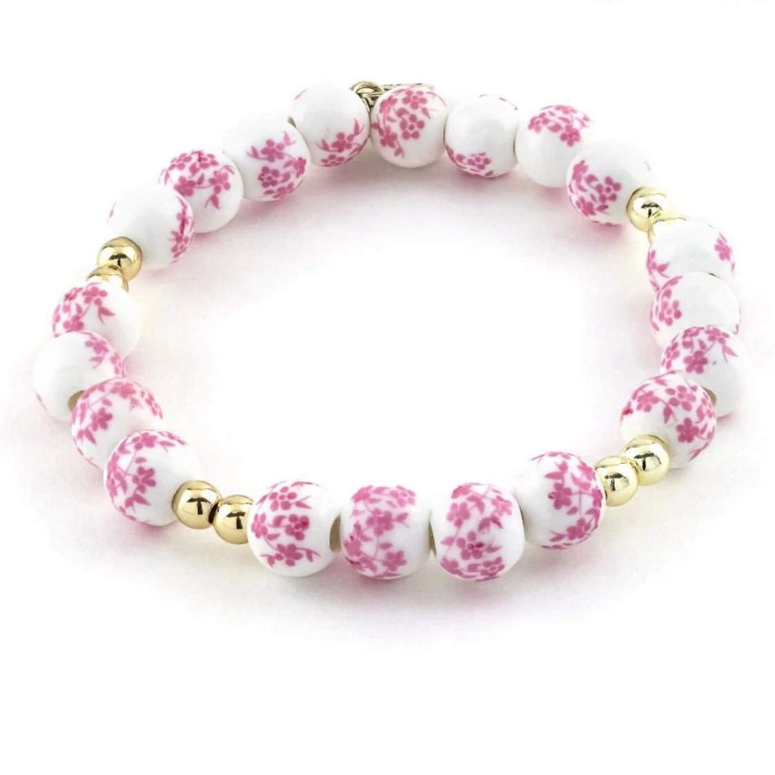 Pink Cherry Blossom Bracelet