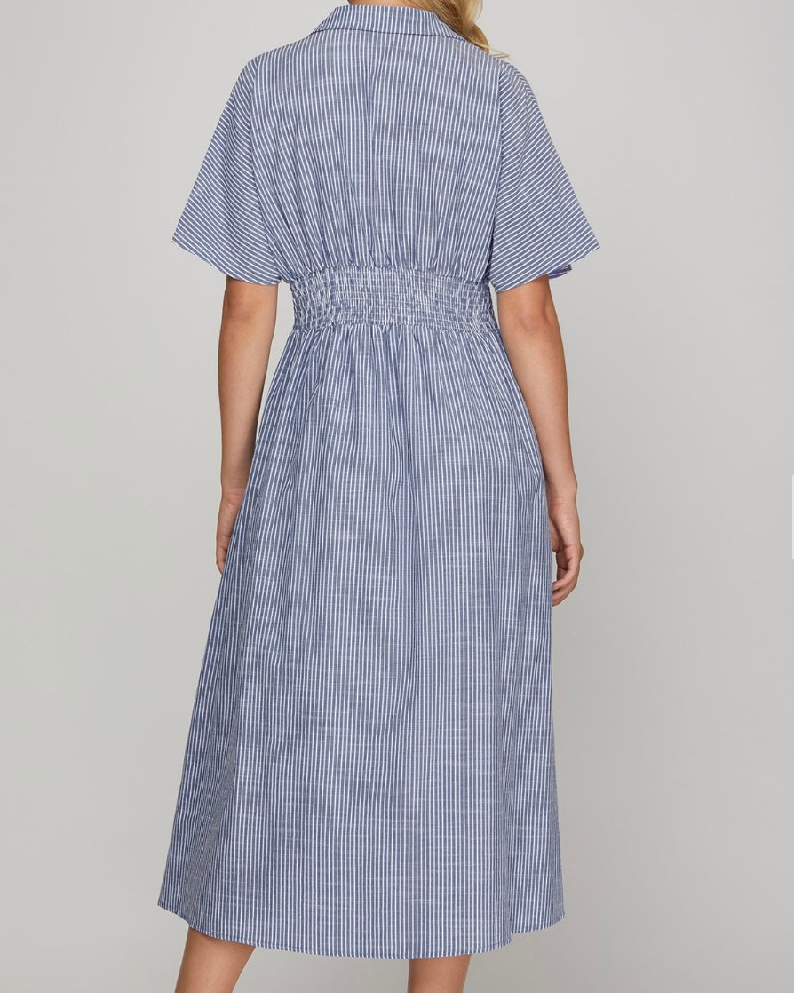 Stevie Stripe Midi Dress