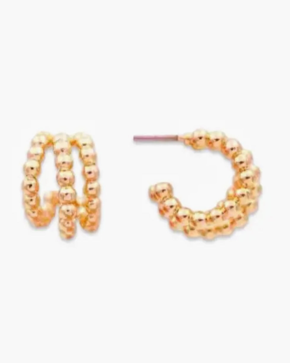 Mini Triple Gold Ball Hoop