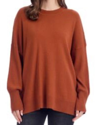 Noralee Rust Button Sweater
