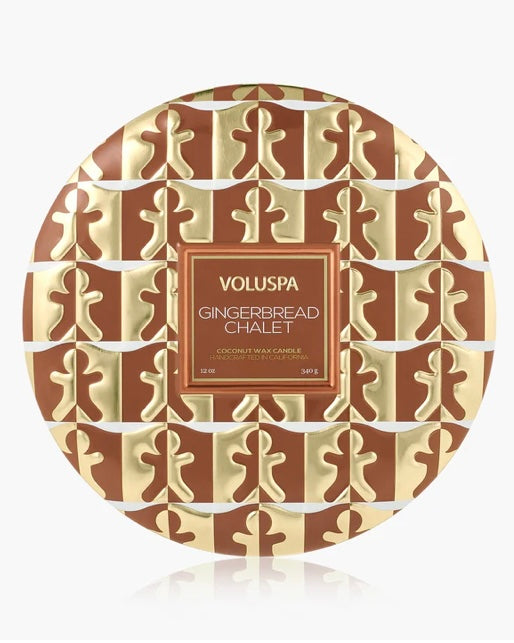 Gingerbread Chalet 3 Wick Tin