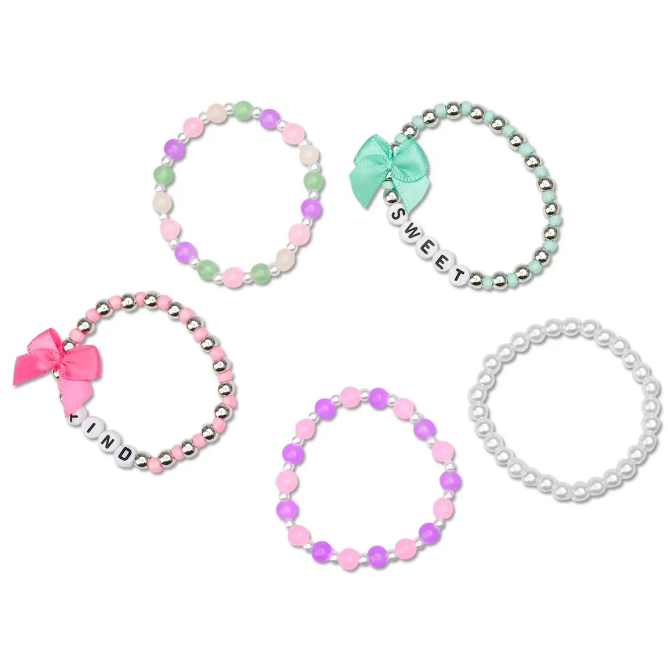 Fancy Bows Bracelet Set