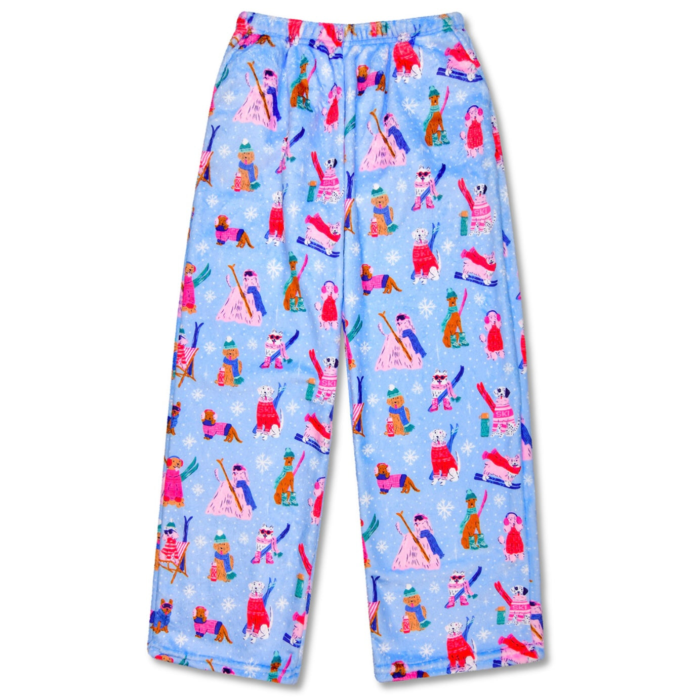 Ski Dog Plush Pants