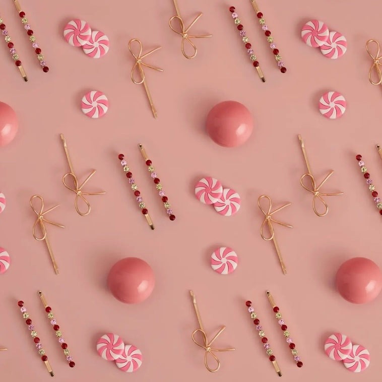 Holiday Gemstone Bobby Pin Set