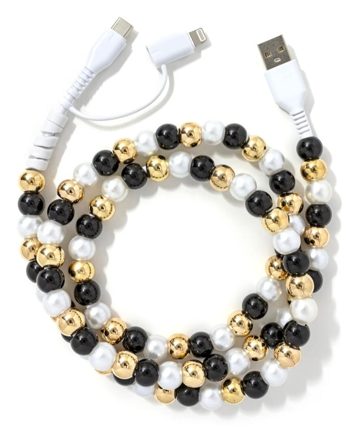 Black & Gold 6ft Charger