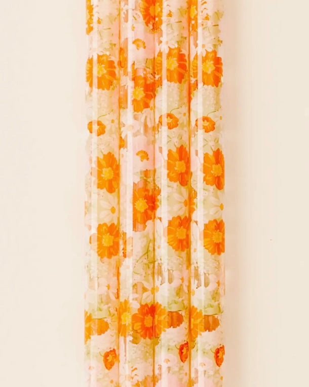 Sage Bouquet Straw Set