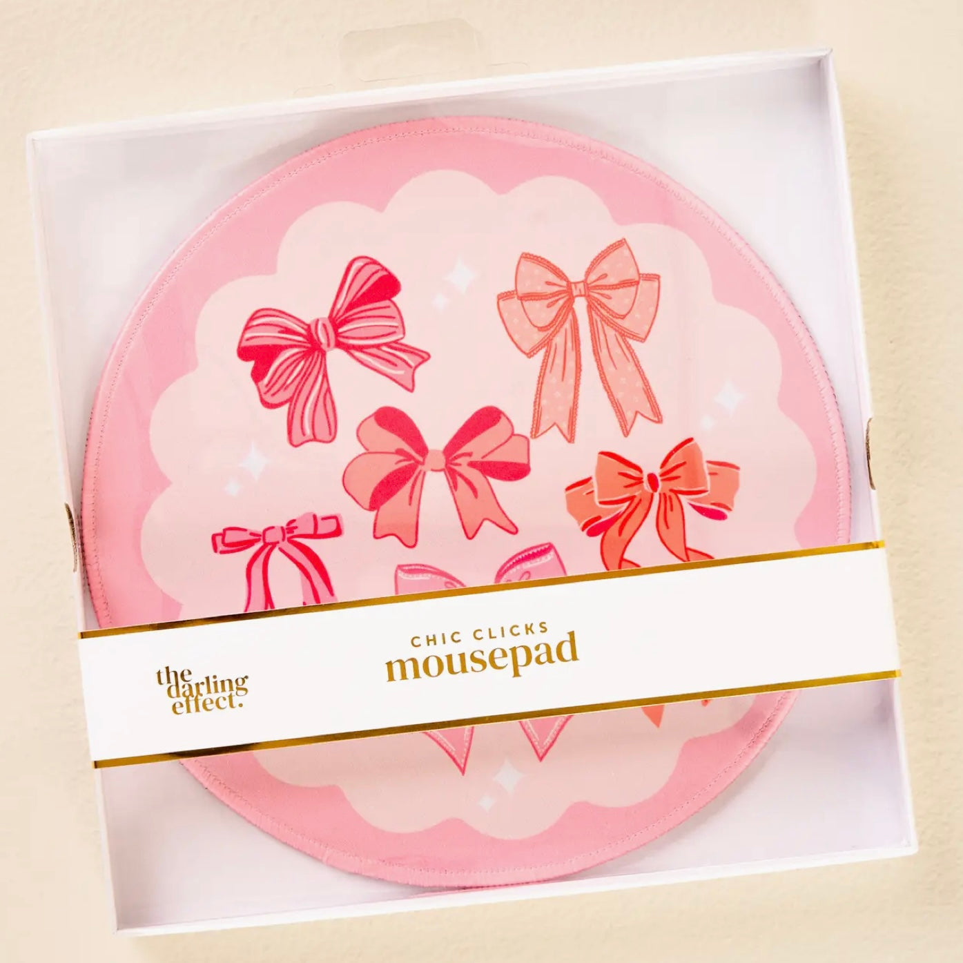 Blushing Bows Mouse Pad