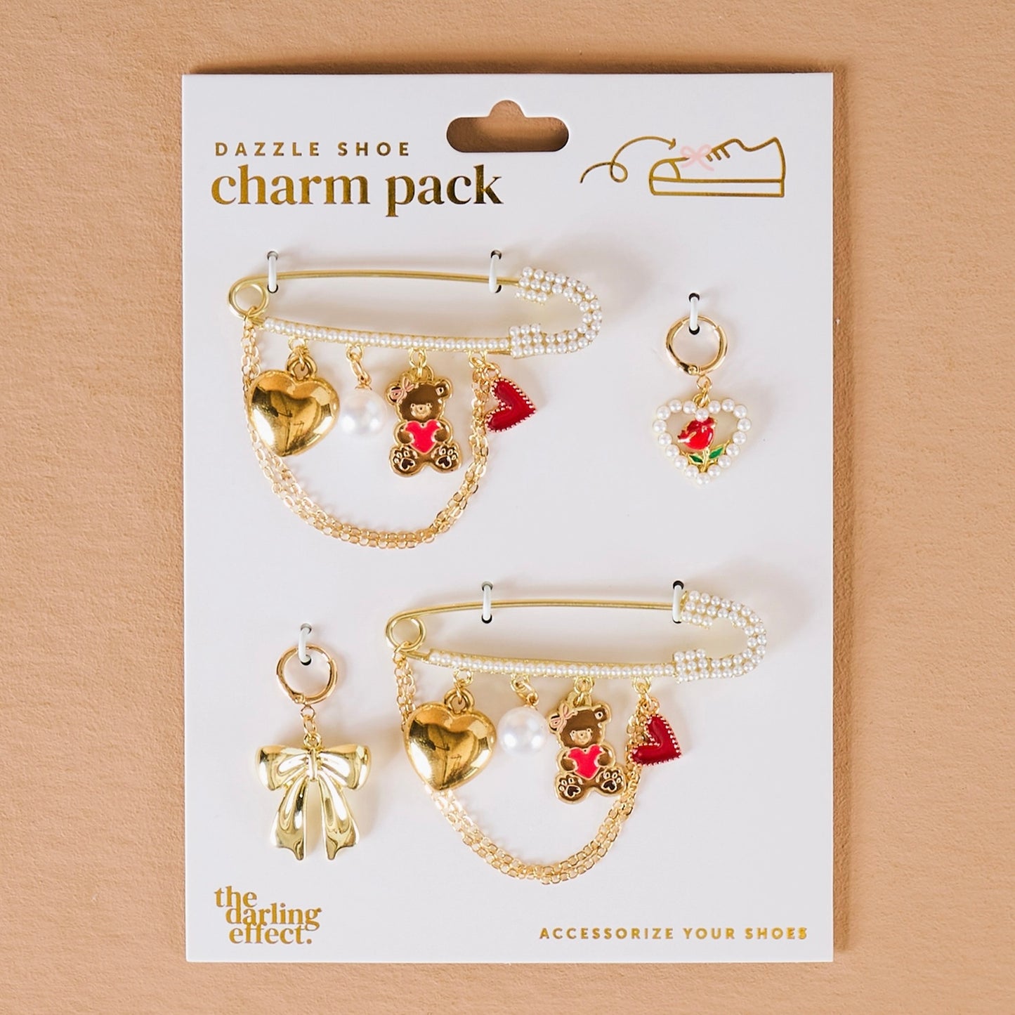 Beary In Love Shoe Charm Pack - The Swanky Shack