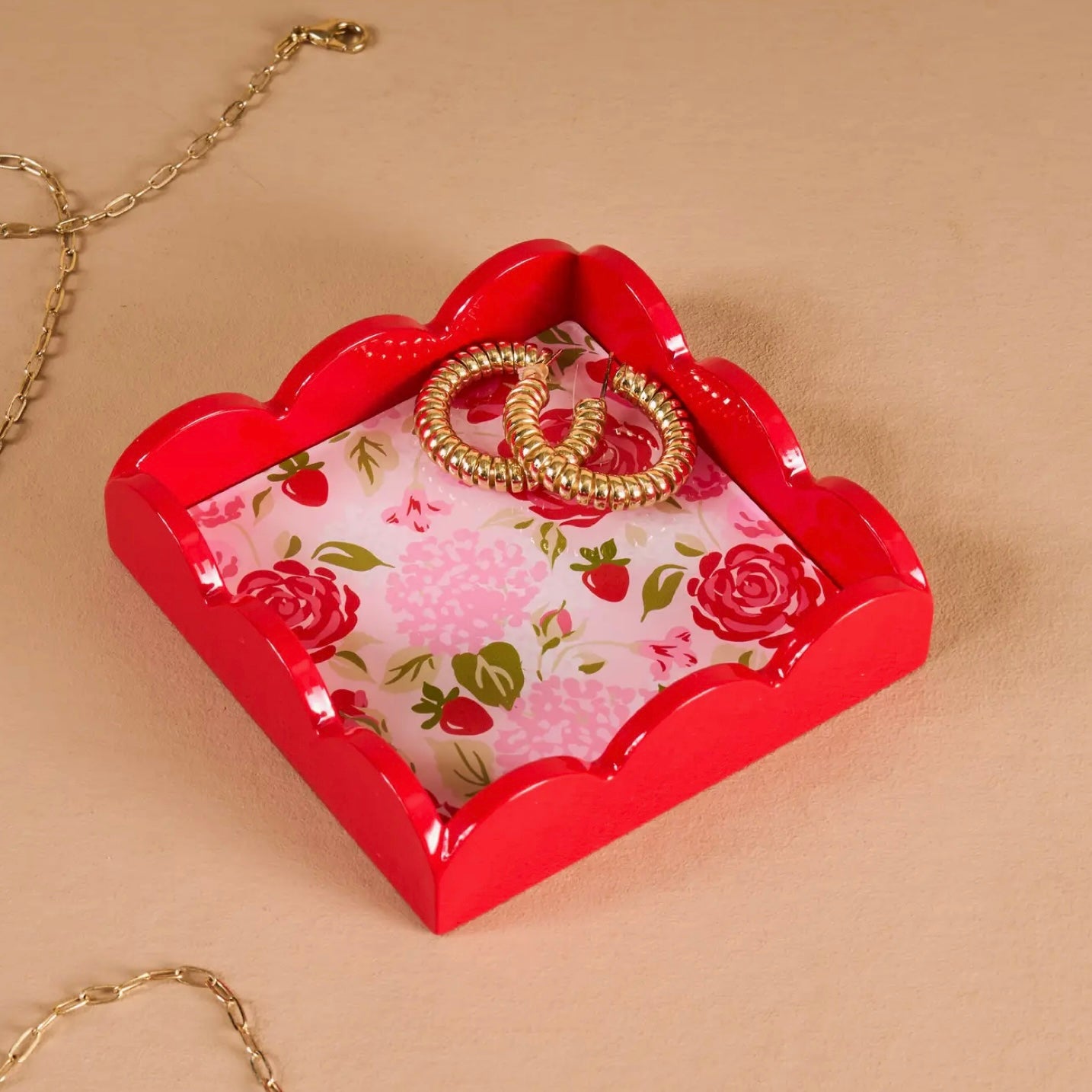 Rose Garden Trinket Tray