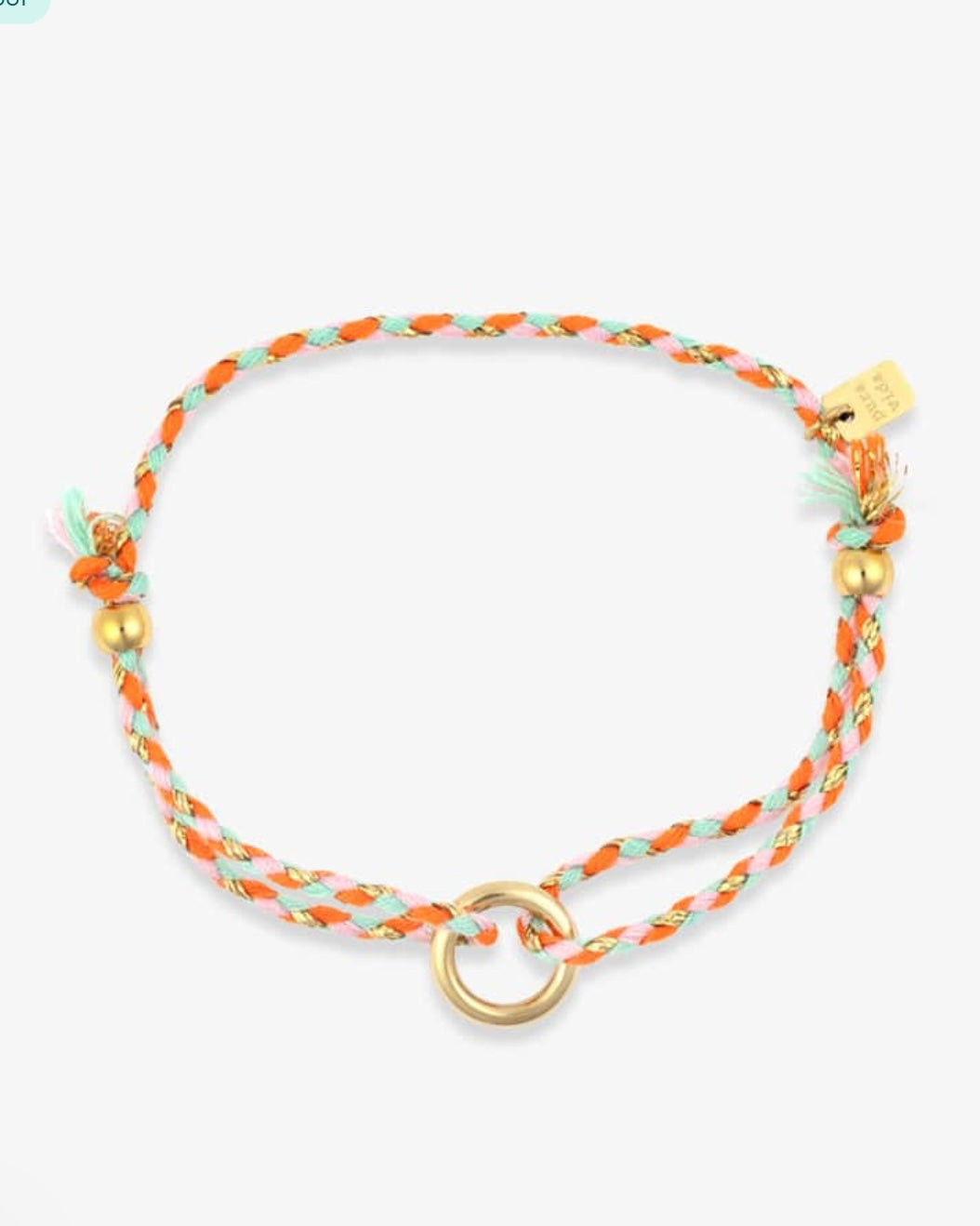 Creamsicle Friendship Ring Bracelet