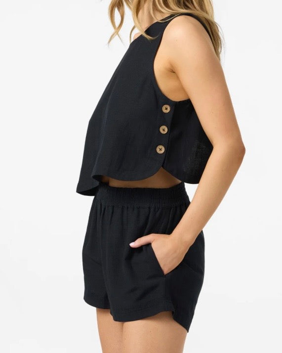 Sanders Black Short - The Swanky Shack