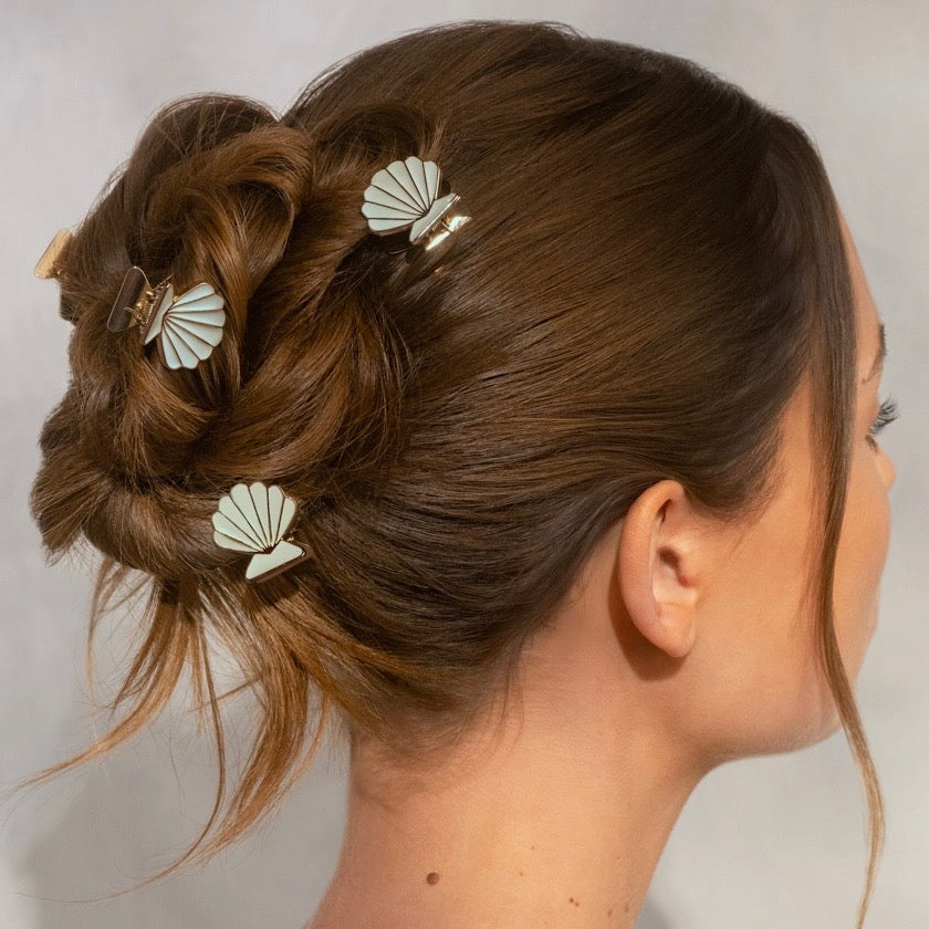 Clam Shell Hair Clips - The Swanky Shack