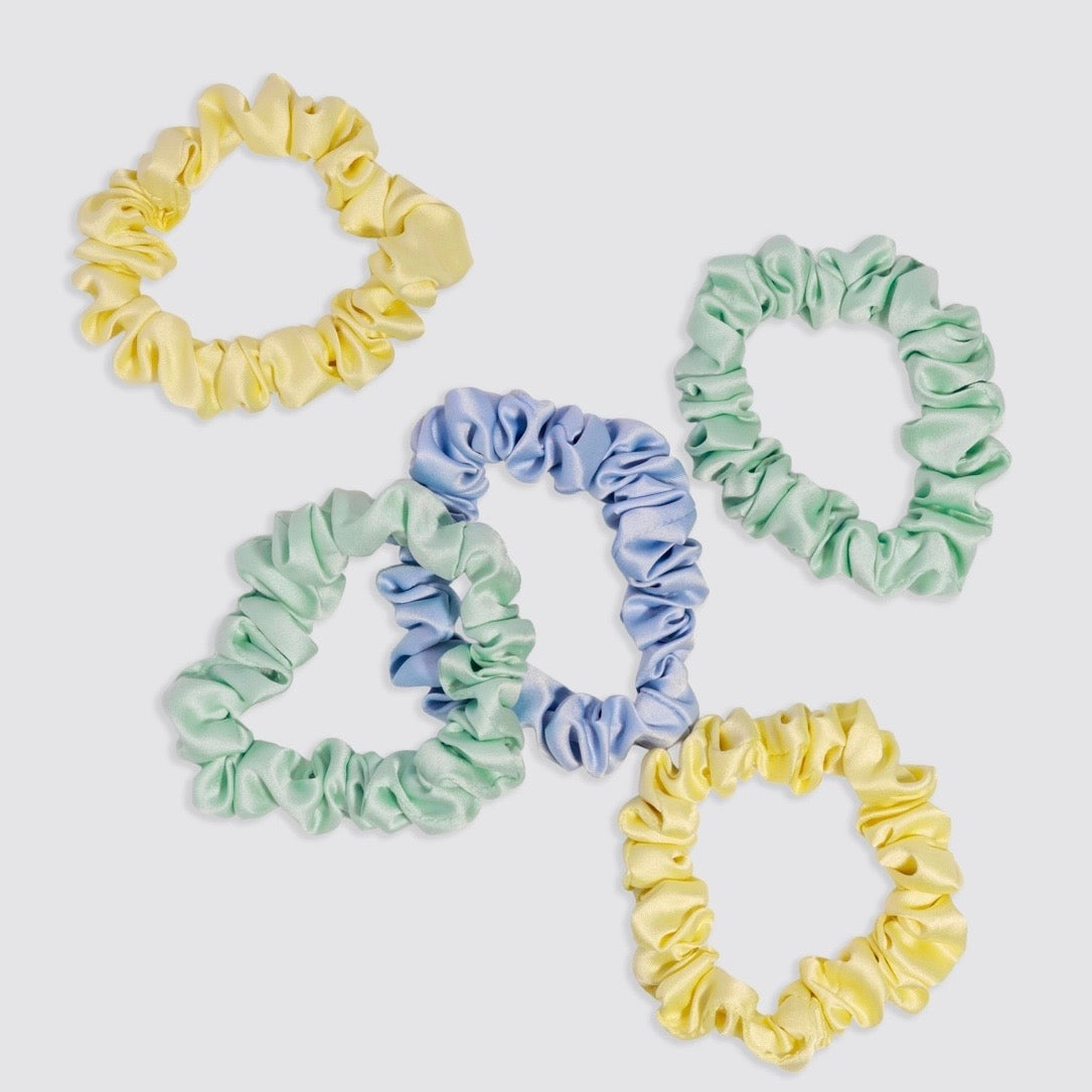Coastal Satin Scrunchie Set - The Swanky Shack