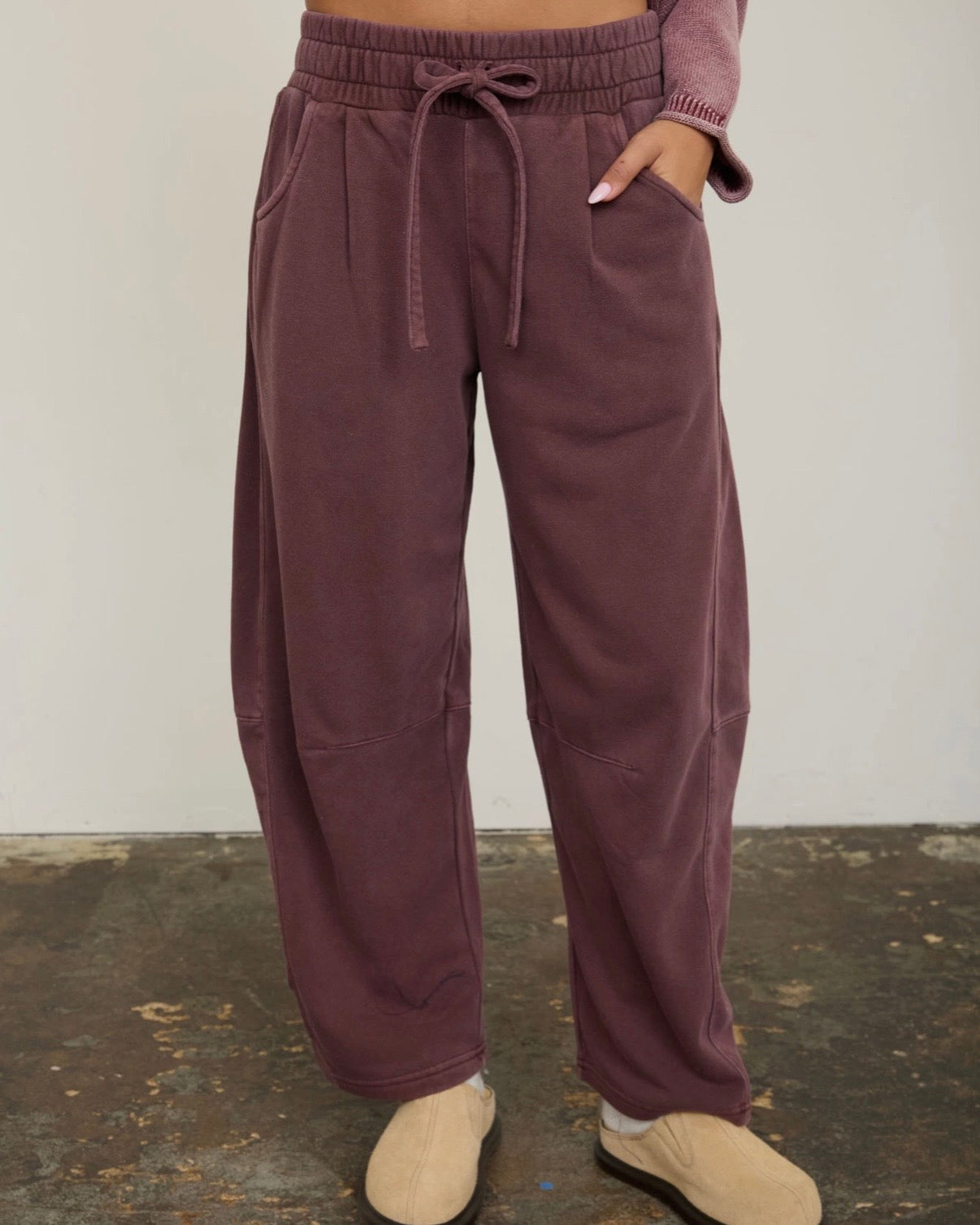 Maroon Barrel Sweatpant