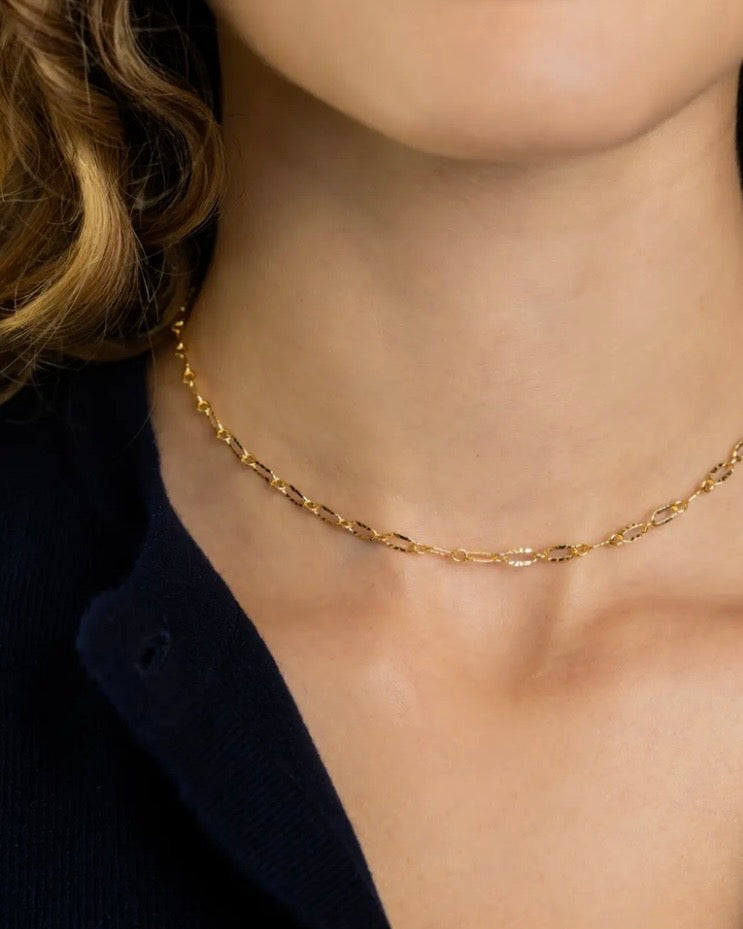 Modern Paperclip Necklace