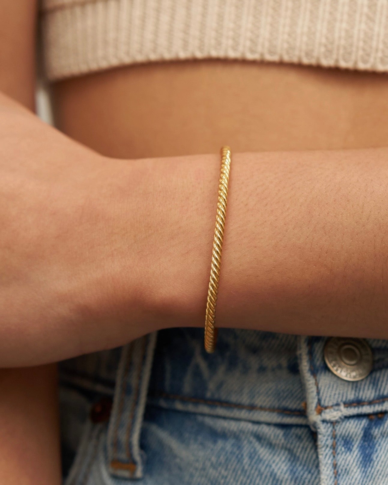 Twisted Mini Bangle