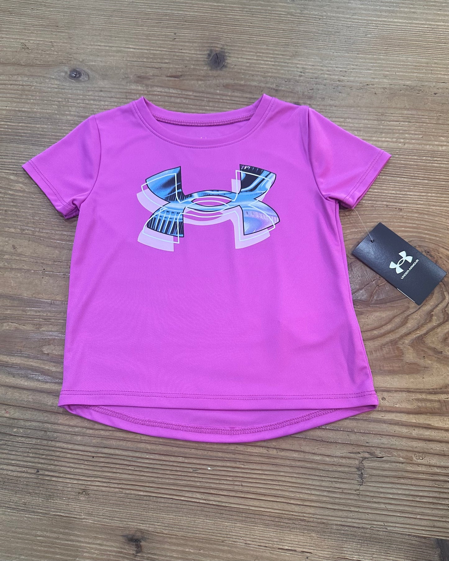 Vivid Magenta Big Logo Tee - The Swanky Shack