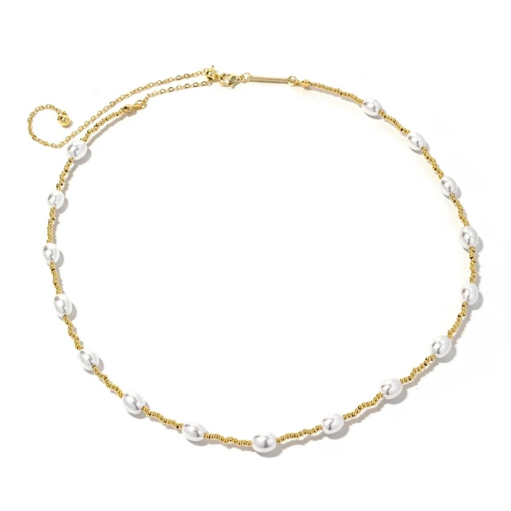 Sunday Pearl Necklace - The Swanky Shack
