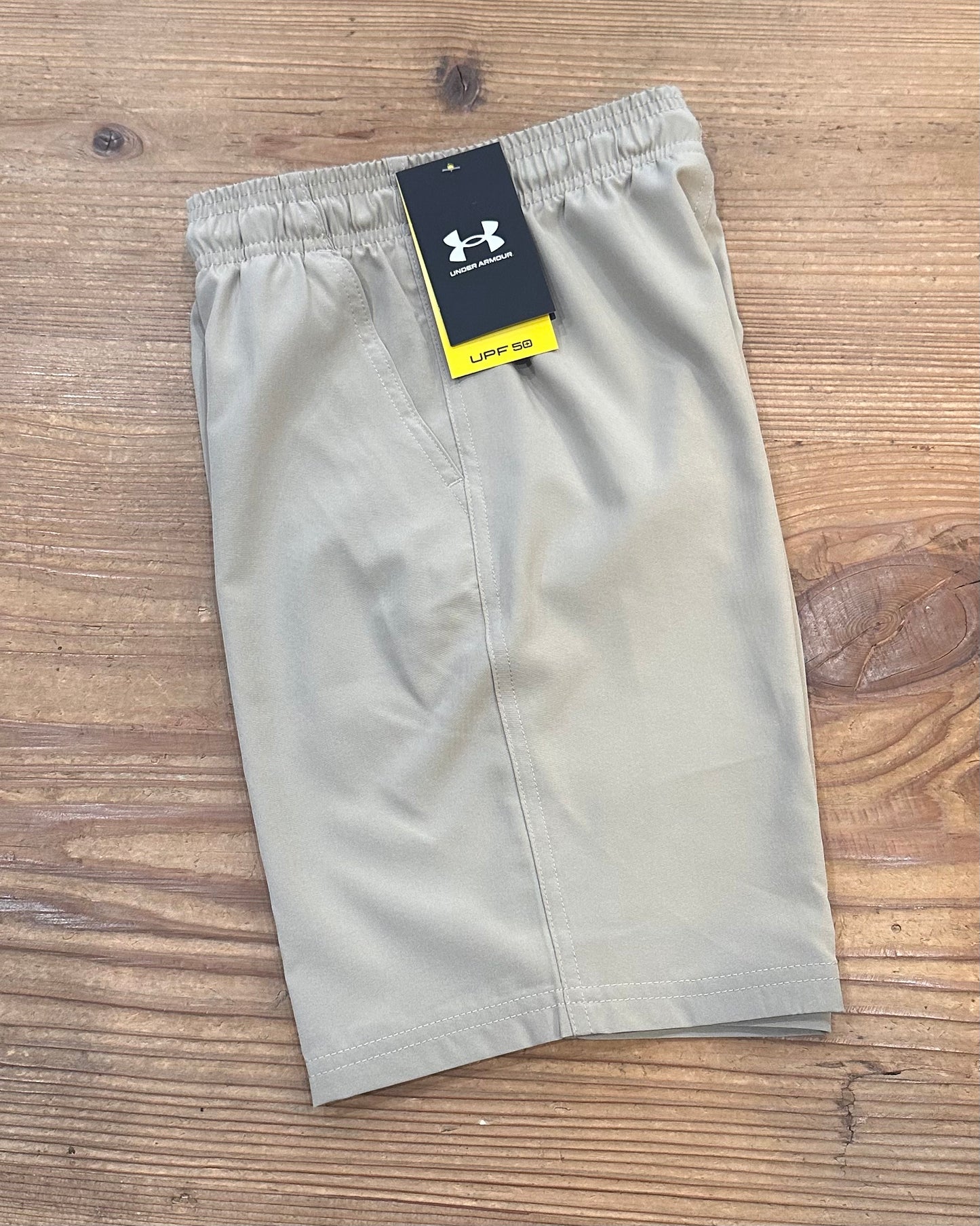 City Khaki Stretch Short