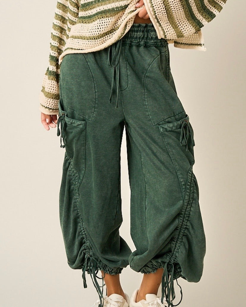 Drop Pocket Pine Balloon Pant