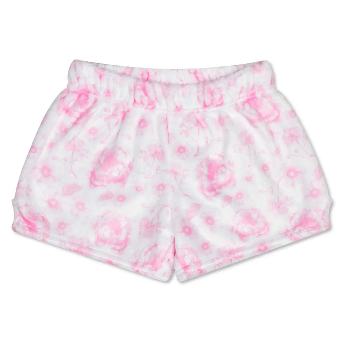 Girls Pretty Pink Toile Plush Short - The Swanky Shack