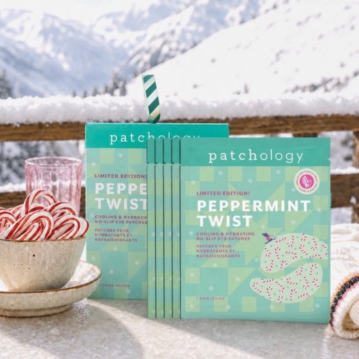 Peppermint Twist Eye Patches