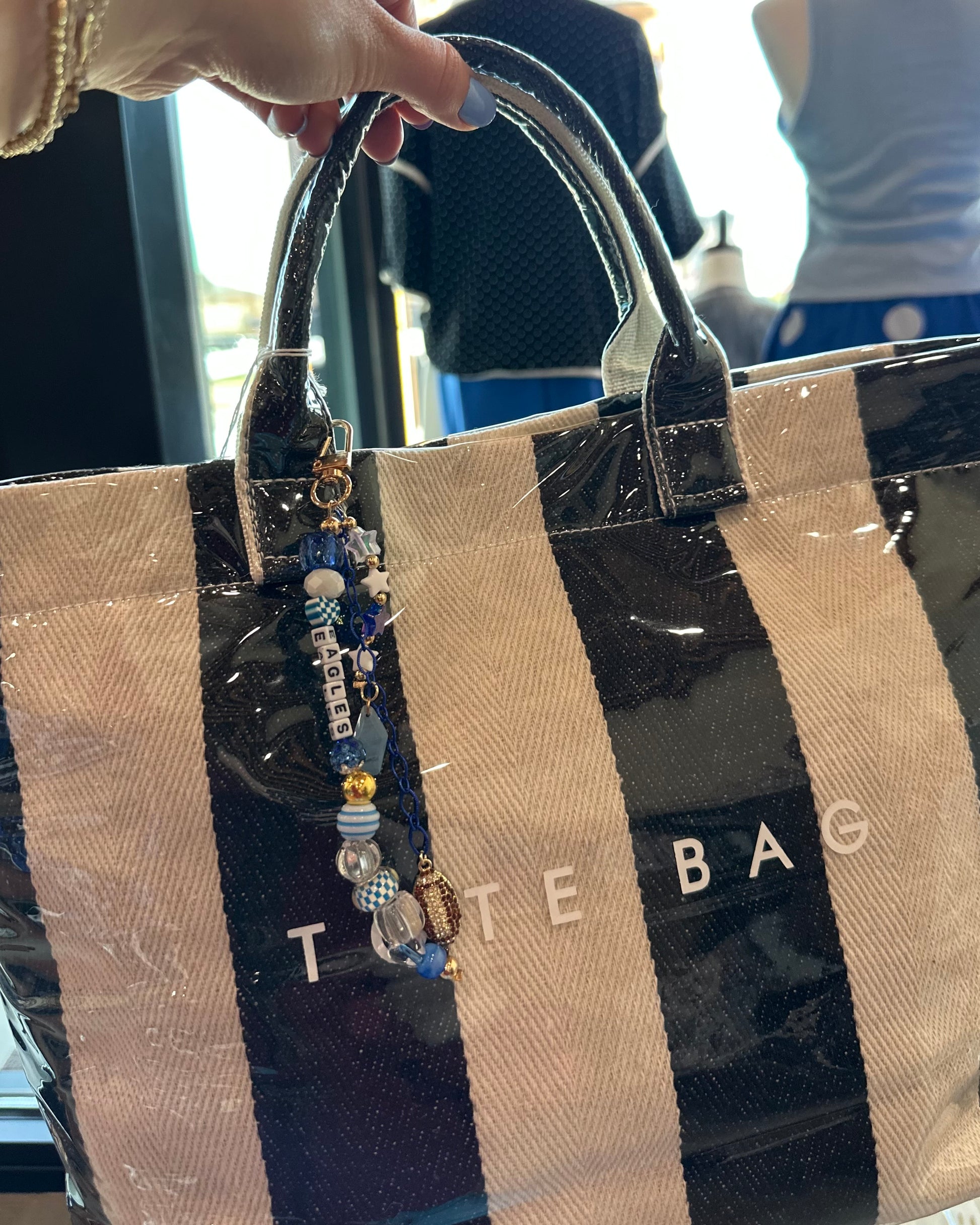 EAGLES Gameday Bag Charm - The Swanky Shack