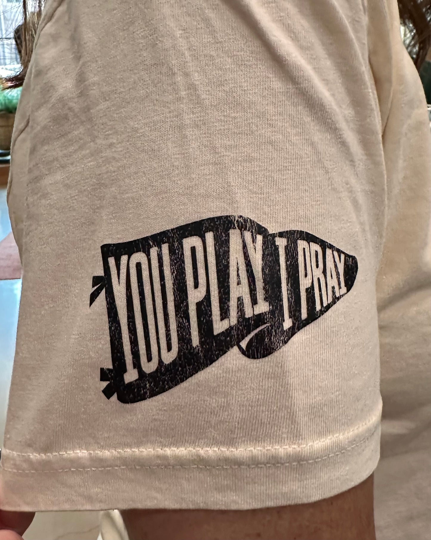 Decatur Black You Play I Pray Tee