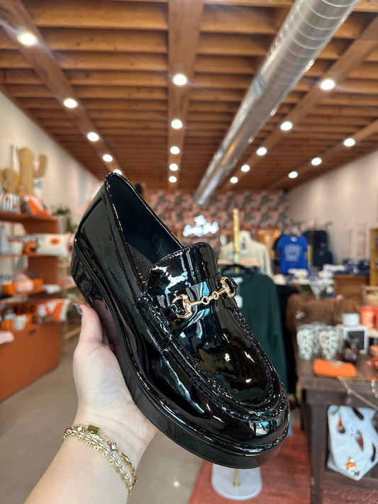 Black Patent Penny