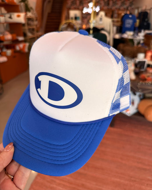 Women’s Decatur White Checkered Hat