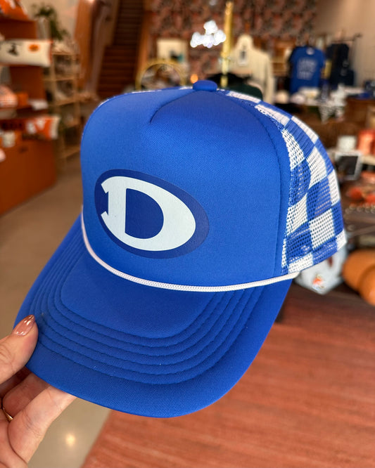 Women’s Decatur Blue Checkered Hat