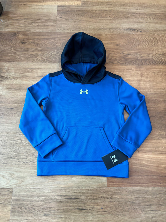 Tech Blue Overlay Hoodie