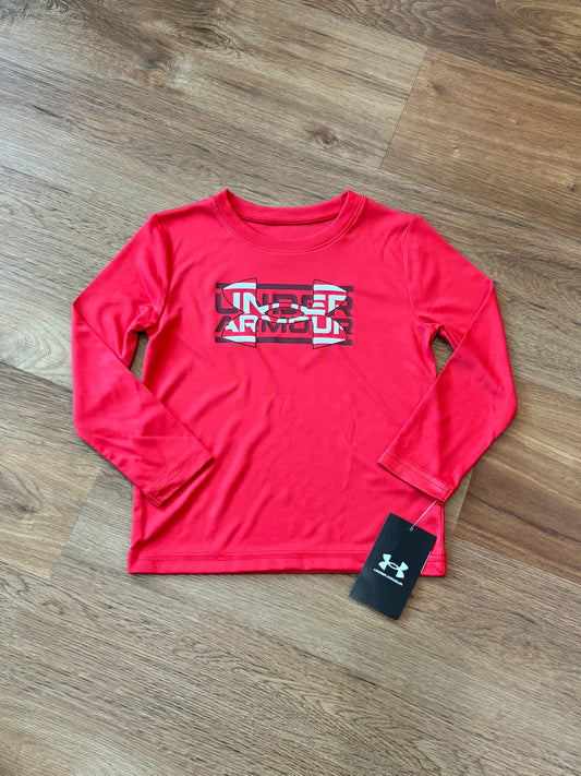 Red Mesh Logo Shirt