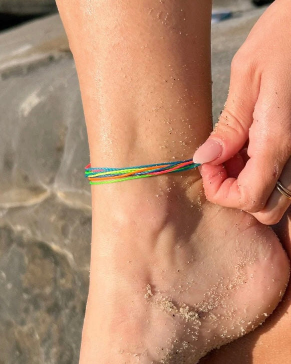 Neon Shoreline Anklet