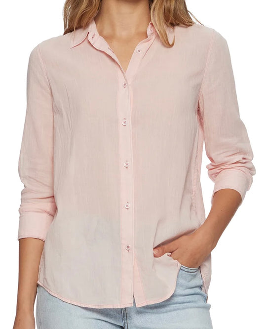 Marne Pink Split Back Shirt