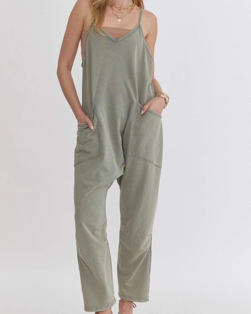 Olive Movement Jumpsuit