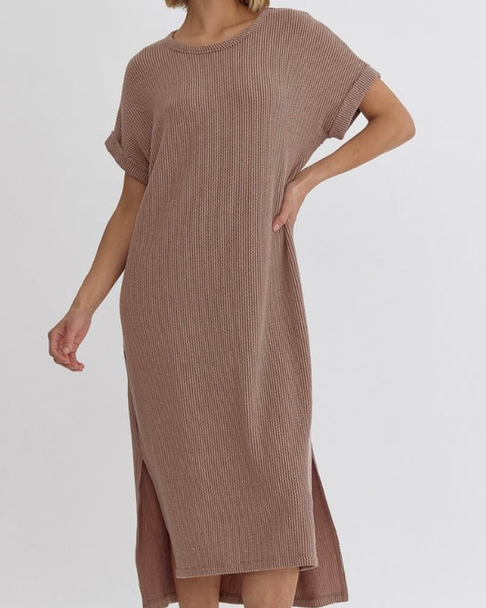 Rebecca Ribbed Acorn Dress