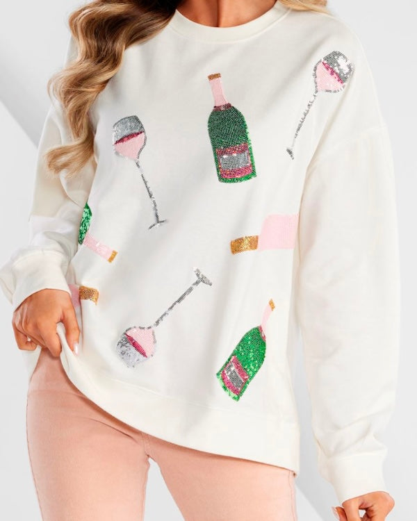 Champagne Sparkle Sweatshirt