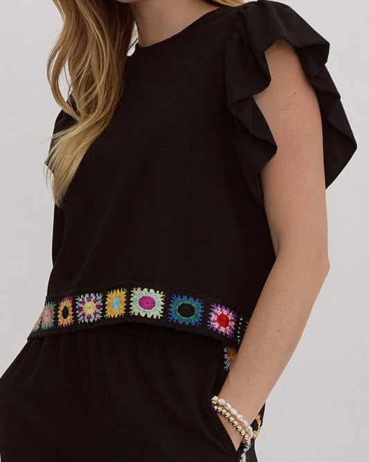 BoHo Embroidered Top